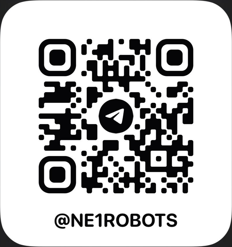 QR-код: Telegram @ne1robots
